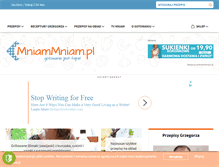 Tablet Screenshot of mniammniam.com